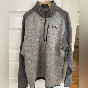 Patagonia Better Sweater Quarter Zip Fleece Pullover XL. EUC.